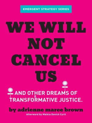 cover image of We Will Not Cancel Us